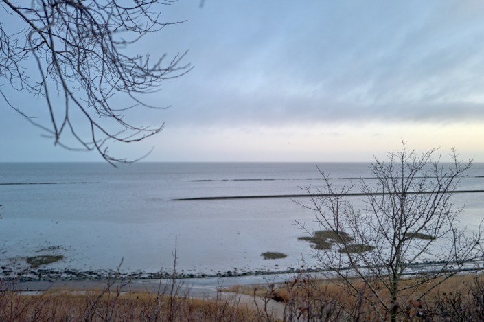 Wattenmeer mit Lahnung